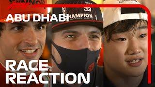 Drivers Post-Race Reaction  2021 Abu Dhabi Grand Prix