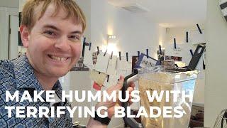 Making Hummus With Terrifying Blades - Ninja Pro Blender Demo