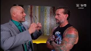 CM Punk & Adam Pearce Segment  WWE RAW 07082024