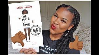 THE HATE U GIVE Angie Thomas Book Review  THUG LIFE