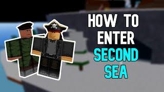 How To Get To The Second Sea In Blox Fruits Tutorial