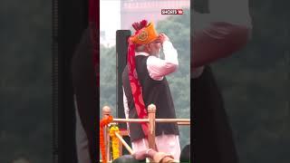 Independence Day 2023  PM Modi Hoists Flag At Red Fort  PM Modi Red Fort News18 #shorts #trending