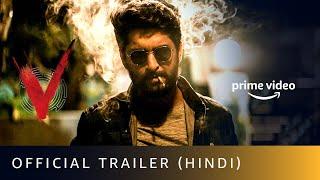 V - Official Trailer Hindi  Nani Sudheer Babu Aditi Rao Hydari Nivetha Thomas  April 4