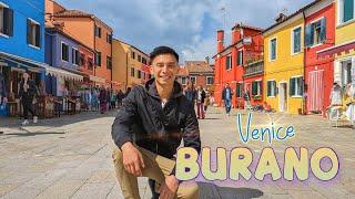 The Most Colourful Island in VENICE  BURANO Italy