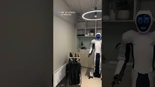 Humanoid EVE Doing Laundry  MODE VR Operated  by 1X