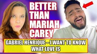 EXTREME TALENT ALERTGABRIEL HENRIQUE REACTION - I WANT TO KNOW WHAT LOVE IS  MUSIC REACTION 2023