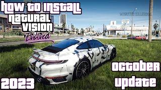 How to install FREE NVE October Update 2023 in GTA 5