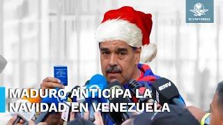 Maduro adelanta... ¿la Navidad en Venezuela? Decreta que sea el 1 de octubre