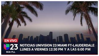   Univision 23 Miami 1230 pm Florida comienza a recibir el impacto del huracán Helene