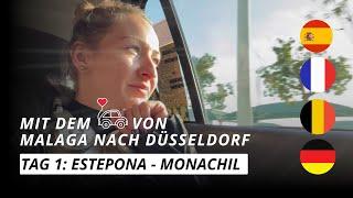 Roadtrip von Spanien nach Deutschland - Tag 1 Estepona nach Monachil mit dem Auto  Vlog