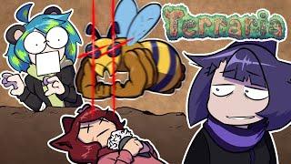 THE HARDEST TERRARIA SEED EVER - Part 1 ft. woops and friends