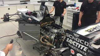 McLaren V10 engine sound on Hakkinens MP4-13  Volume Up 