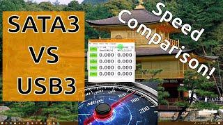 SATA3 VS Ugreen USB3 to SATA adapter - Speed Comparison