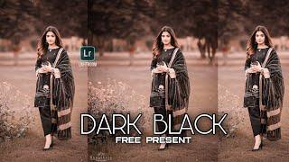 Orange and black tone Lightroom photo editing tutorial in mobile preset download free free DNG