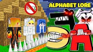 TÔ GÀ THỬ THÁCH 24H XÂY NHÀ AN TOÀN CHỐNG ALPHABET LORE KINH DỊ TRONG MINECRAFT*TÔ GÀ NHÀ AN TOÀN