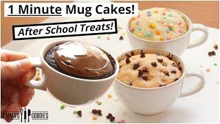 1 Minute Microwave Mug Cake Recipes  3 Back To School Treats