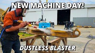 New Machine Day  Setup & Testing  RapidBlast™ SD140 Dustless Blaster