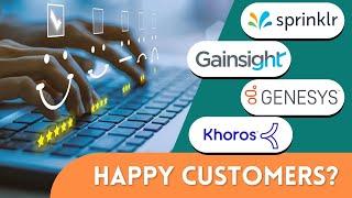 Be SMART With Your Brands Buyer Experience. Using Khoros Gainsight Genesys or Sprinklr