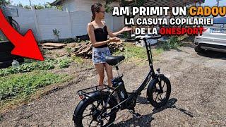 AM PRIMIT UN CADOU LA CASUTA COPILĂRIEI O BICICLETA ELECTRICĂ