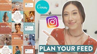 HOW TO PLAN YOUR INSTAGRAM FEED USING CANVA  Why I dont use planning or scheduling apps