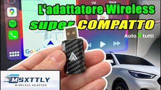 Veloce e COMPATTO Apple CarPlay e Android Auto WIRELESS con ladattatore MSXTTLY U2A-L9