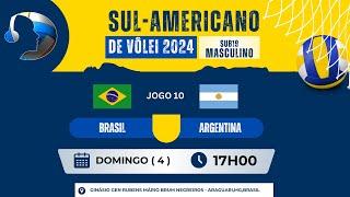 CAMPEONATO SUL-AMERICANO DE VÔLEI MASCULINO SUB 19 2024 - BRASIL VS ARGENTNA