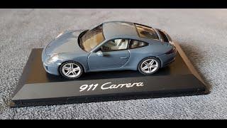 PORSCHE - 911  CARRERA coupe  Unboxing  HERPA 143