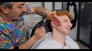 ASMR AMAZING RELAXING BEARD TRIMMING WITH ZAZA MACHINE AND SKIN CARE HEAD MASSAGE