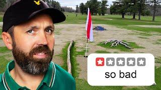 I played the WORST rated golf course How bad?