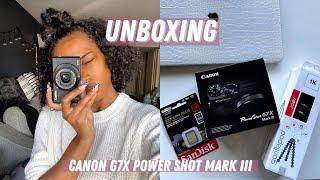 I GOT A CAMERA  CANON G7X MARK iii  UNBOXING + REVIEW