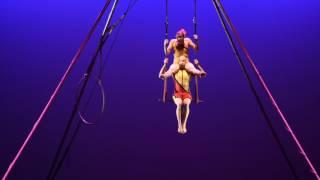 Duo Trapeze Act - Henry Wheaton & Megan Mallouk SHOW Circus Studio First Night Northampton 2017