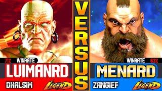 SF6 Zangief MenaRD Vs LuiManRD Dhalsim ▰ High Level