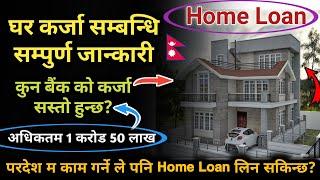 घर कर्जा सम्पुर्ण जान्कारी  Home Loan Nepal  Chhatreshwori Online  Sasto Ghar All Nepal 