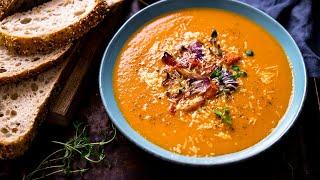 So much flavour in a bowl  My super tasty Roasted Vegetable Soup recipe.