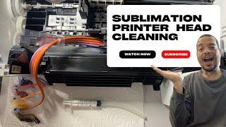 Sublimations printer clog print head cleaning #sublimationprinter