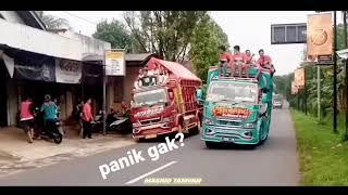 panik gak?Panik gak? Ya panillah MASA ENGGA  VERSI TRUK OLENG