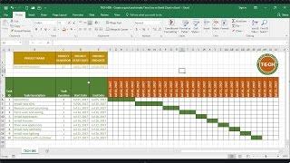 TECH-005 - Create a quick and simple Time Line Gantt Chart in Excel