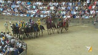  Palio of Siena August 16th 2023 Oca  live on La7 . Commentary by Pierluigi Pardo ️