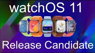 watchOS 11 Release Candidate Now Available