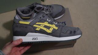 ASICS Gel-Lyte III Remastered Ronnie Fieg Super Yellow Sneaker Unboxing