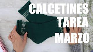 CALCETINES TAREA DE MARZO  #miscalcetas23 Ele Teje