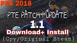 PES 2018 PTE Patch 1.1  Download + Install on PC SteamCpy crack