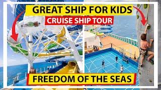 Freedom of the Seas  Full Walkthrough Tour & Review  Adult and Kids Activities  Royal Caribbean