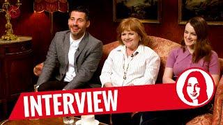 Robert James-Collier Lesley Nicol Sophie McShera Interview  DOWNTON ABBEY