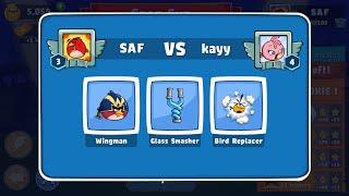 Angry Birds Friends. Star Cup Brawl SAF vs Kayy. Passage from Sergey Fetisov