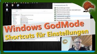 Windows 10 und 11 GodMode aktivieren –Shortcuts für Einstellungen