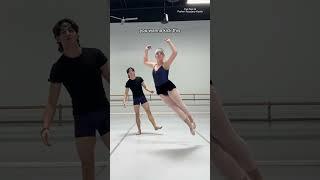 Learning a boy ballet jump 