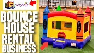 I Bought A Crayon Bounce House From Wayfair To Start Renting - Jump Orange 