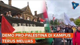 Demo Pro-Palestina Meluas di Kampus-kampus Dunia Setelah AS Kini Australia dan Meksiko