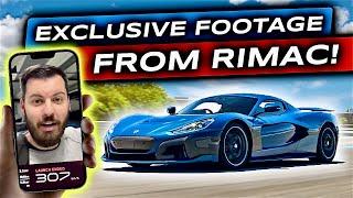 The Bugatti CEO hits 190MPH in our RIMAC?